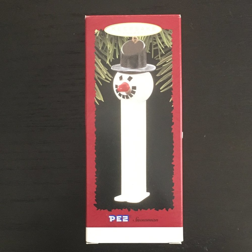 Hallmark Ornament Pez Snowman